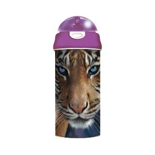 Obrázek z Láhev na pití 3D - tygr hnědý, 500ml (6) 